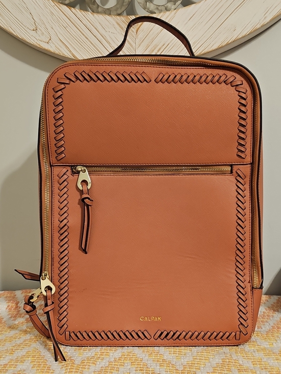 Calpak Handbags - Calpak Kaya Vegan Leather Laptop Backpack
